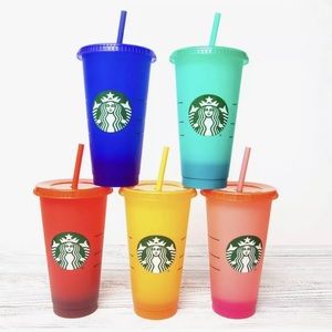 Starbucks Color Changing Reusable COLD cup u pick!